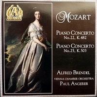 Award : Brendel - Mozart Concertos 22 & 25