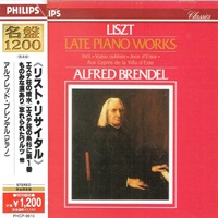 Philips Japan : Brendel - Liszt Late Works