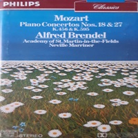 Philips : Brendel - Mozart Concertos 18 & 27