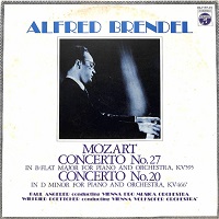 Columbia Japan : Brendel - Mozart Concertos 20 & 27