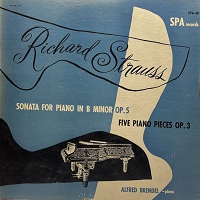 Spa Records : Brendel - Strauss Pieces, Sonata