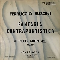 Spa Records : Brendel - Busoni Fantasia Contrapuntistica