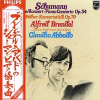 Philips Japan : Brendel - Schumann, Weber