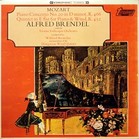 Turnabout : Brendel - Mozart Concerto No. 20, Quintet