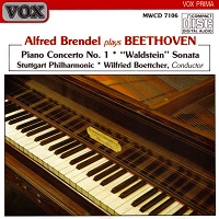 Vox : Brendel - Beethoven Concerto No. 1, Sonata No. 21