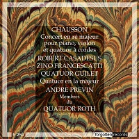 Forgotten Records : Previn - Chausson Piano Quartet