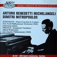 AS Disc : Michelangeli - Franck, Schumann