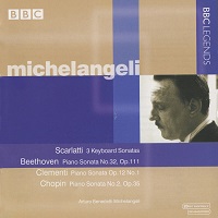 BBC Legends : Michelangeli - Chopin, Scarlatti, Beethoven