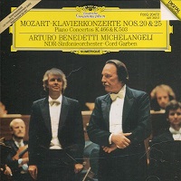 Deutsche Grammophon Japan : Michelangeli - Mozart Concertos 20 & 25