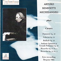 Ermitage : Michelangeli - Brahms, Chopin