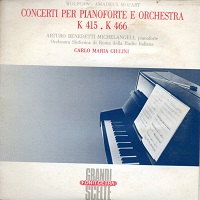 Fonit Cetra : Michelangeli - Mozart Concertos 13 & 20