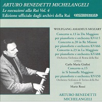 Fonit Cetra : Michelangeli - Mozart Concertos