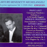 Fonit Cetra : Michelangeli - Liszt, Grieg, Beethoven