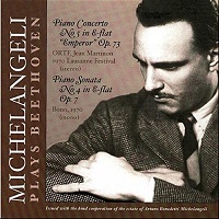 Music & Arts : Michelangeli - Beethoven Concerto No. 5, Sonata No. 4