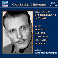 Naxos Great Pianists : Michelangeli - Volume 01