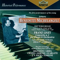 Arkadia : Michelangeli - Albeniz, Grieg, Liszt
