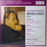 Memories : Michelangeli - Beethoven, Grieg