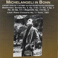 Living Stage : Michelangeli - Beethoven, Liszt