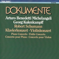 Teldec : Michelangeli - Schumann Concerto