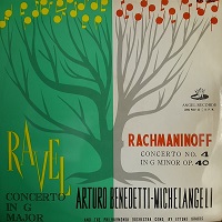 Angel Japan : Michelangeli - Rachmaninov, Ravel