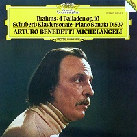 Deutsche Grammophon : Michelangeli - Brahms, Schubert