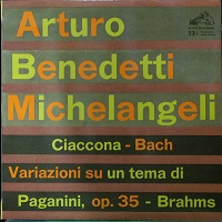 La Voce del Padrone : Michelangeli - Brahms, Busoni