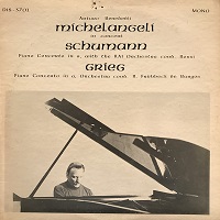DIS : Michelangeli - Schumann, Grieg