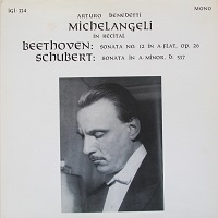 I Grandi Intepreti : Michelangeli - Beethoven, Schubert