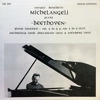 I Grandi Intepreti : Michelangeli - Beethoven Concertos 4 & 5