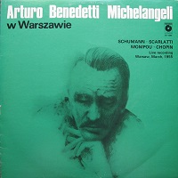 Polskie Nagrania Muza : Michelangeli - Schumann, Scarlatti