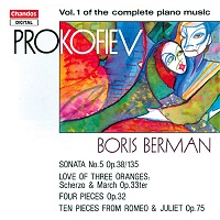 Chandos Prokofiev Piano Music : Berman - Volume 01