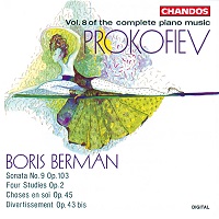 Chandos Prokofiev Piano Music : Berman - Volume 08