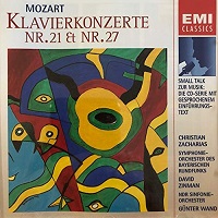 EMI Classics : Zacharias - Mozart Concertos 21 & 27