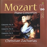 Musikproduktion Dabringhaus Und Grimm Gold : Zacharias - Mozart Concertos Volume 06