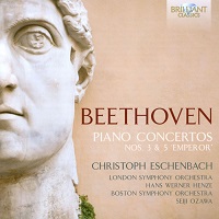 Brilliant : Eschenbach - Beethoven Concertos 3 & 5