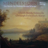 Claves : Eschenbach - Mendelssohn Cello Works