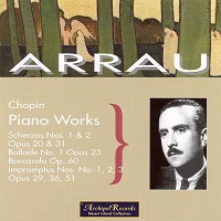 Archipel : Arrau - Chopin Works