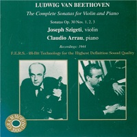 Grammofono 2000 : Arrau - Beethoven Violin Sonatas 6 - 8