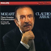 Philips Digital Classics : Arrau - Mozart Sonatas 17 & 18, Adagio