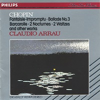 Philips Silver Line Classics : Arrau - Chopin Works