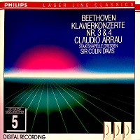Philips Laser Line Classics : Arrau - Beethoven Concertos 3 & 4