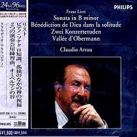 Philips Japan 24 bit 96 KHZ : Arrau - Liszt Sonata, Concert Etudes