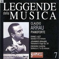 Suonare Records : Arrau - Brahms, Chopin, Liszt