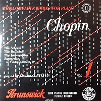 Brunswick : Arrau - Chopin Works