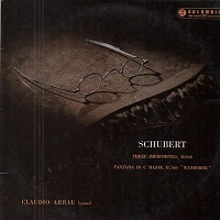 Columbia : Arrau - Schubert Pieces, Wanderer Fantasie