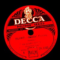 Decca : Arrau - Balakirev Islamey