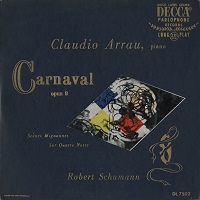 Decca : Arrau - Schumann Carnaval