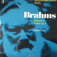 Hoechst : Arrau - Brahms Sonata No. 3, Scherzo