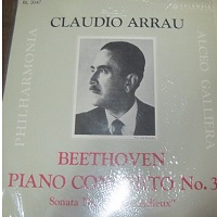 Columbia Japan : Arrau - Beethoven Concerto No. 3, Sonata No. 26
