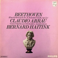 Philips : Arrau - Beethoven Sonata No. 1, Concerto No. 2